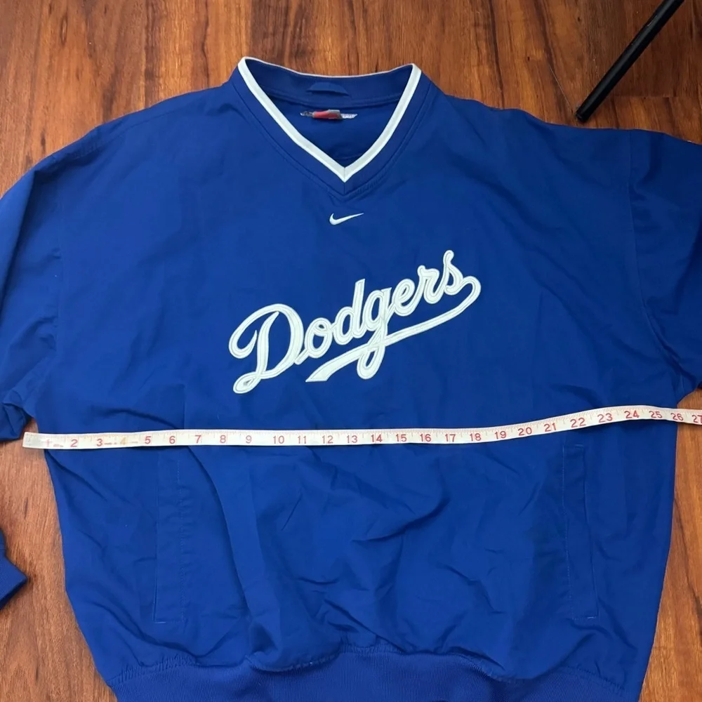 Nike Los Angeles Dodgers Vintage Pullover Windbreaker Jacket Size XL